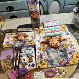 15 item highland cow bundle