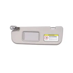 Left Driver Side Sun Visor For Hyundai Accent 1E 2011-2015 With Makeup Mirror, Replacement OEM 85210-1R000, 85220-1R000