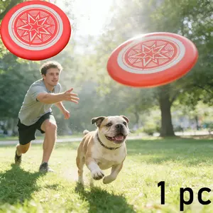 Pet Dog Interactive Fly Disc Toy, Durable Eva Material, Easy Grip Design, Night Glow, Floats, Training Toy for Small Medium Dogs