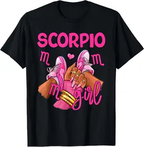 100%cotton Scorpio Girl Birthday Queen Women Sneakers Zodiac Sign T-Shirt