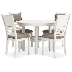 Erinberg - Dining Room Table Set (Set of 5) - Antique White