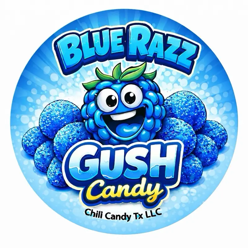 Sour Blue Razz Gush Candy - Sweet and Sour Candy Snack Multiple Sizes Viral  Fan Favorite Flavor - TikTok Shop