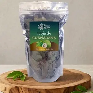 Forever Natural Botanics Organic Soursop Leaf Hoja de Guanábana 2 oz Loose Tea Leaves for Digestion & Antioxidants Natural Properties Edible Healthcare Supplement - Fitness