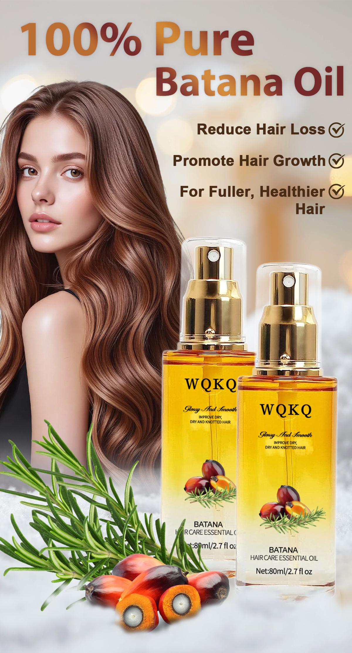 [mothersdaygift] Batana  Essential Oil for promoting Hair Growth，Organic Rosemary Batana Oil Nourish Scalp,for all hair types,Anti Hair Loss Repair Damaged Hair, Haircare Moisturizing.