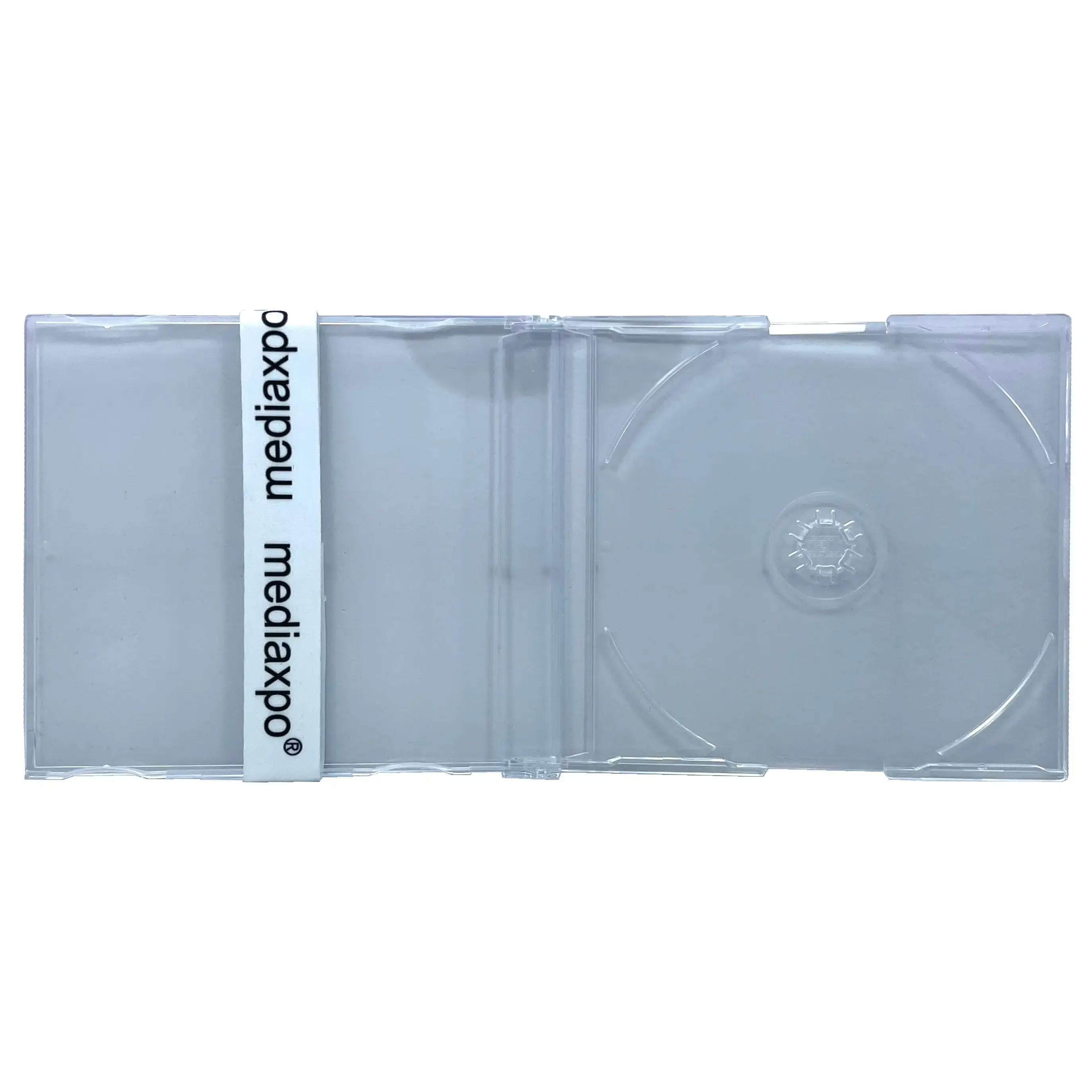 SLIM Import CD-5 Maxi SUPER Clear CD Jewel Cases J Card European 7.2mm