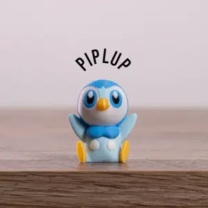 Piplup PokePrint 3D Print Mini Pokemon Starter
