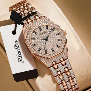 Women's Elegant Round Dial Analog Quartz Watch 3113, Luminous Stainless Steel Band, Waterproof, Perfect for Party & Daily Wear, Trendy All-match Gift with Box