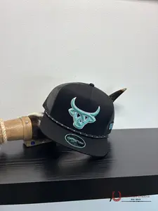 LOST CALF BLACK Style 6.2 SHY BLUE BAND