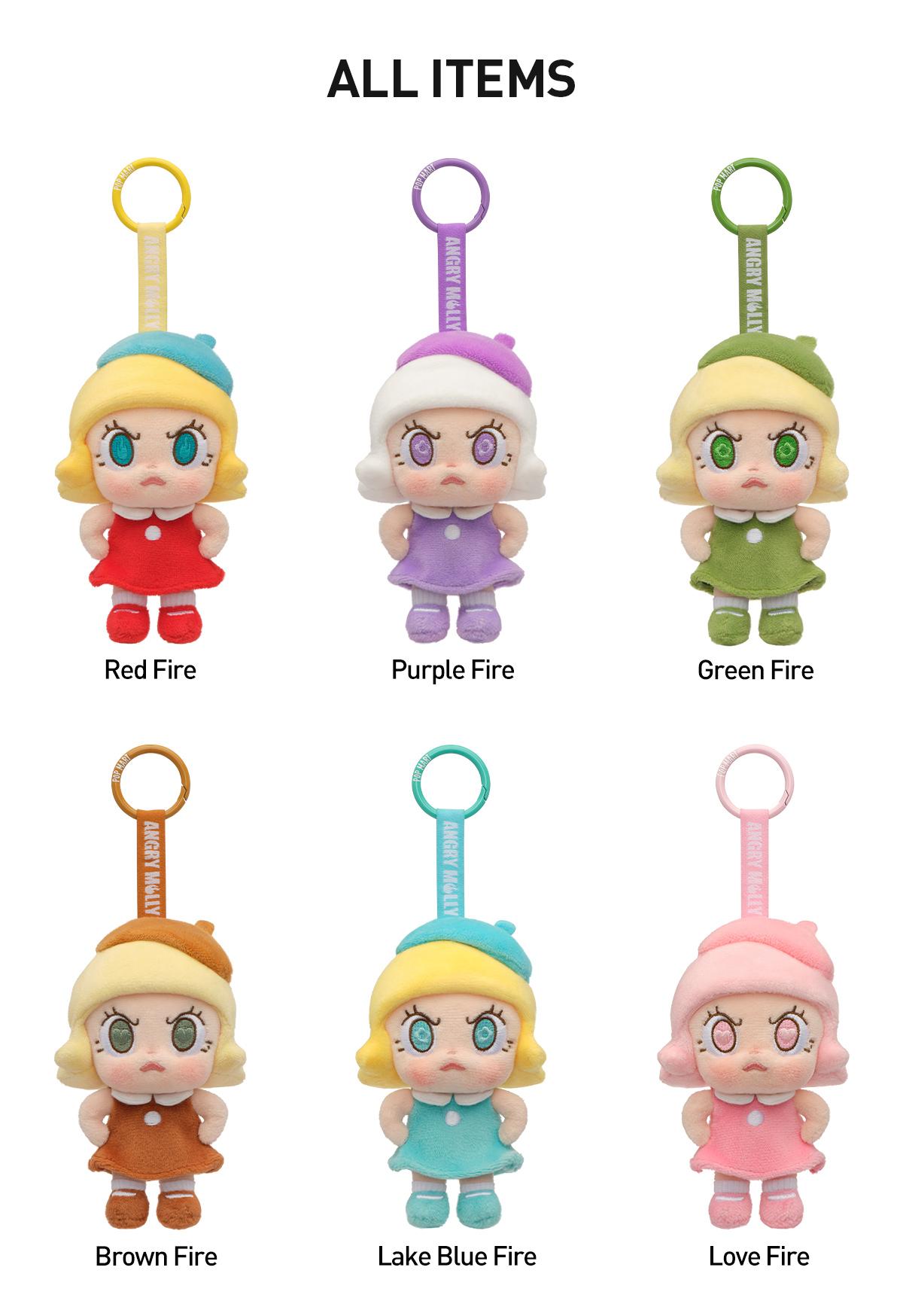 POP MART Angry Molly - Angry Energy Series Plush Pendant Blind Box