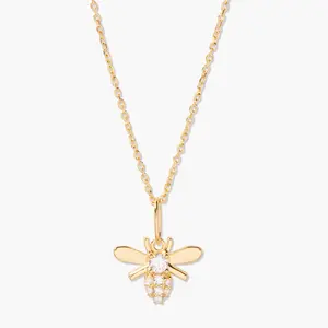 Adeline Bee Vermeil Necklace
