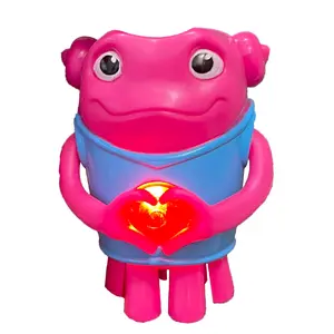 Crazy Alien Heart to Heart Toy Confession Gift Glowing Love Shaped Funny Toy Novelty Gag Toys