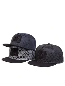 1piece CA Plaid Camouflage Men Flat Brim Hat Men Women Hip Hop Casual Baseball Cap Fashion Sun Visor Cap