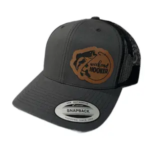 Weekend h**ker leather patch hat!