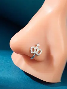 Fake Nose Ring, Spiral Nose Ring, Crown Shaped U-shaped Clip on Faux Nose Piercings, Fake Septum Cuffs, Non Piercing Jewelry for Women & Men