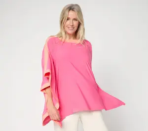 Brandis Dress Out Loud Discovery Knit Colorblock Sport Poncho