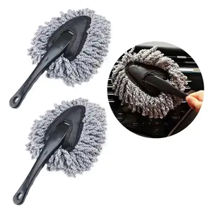 2 Pack Super Soft Microfiber Car Dash Duster Brush for Car Cleaning Home Kitchen Computer Cleaning Brush Dusting Tool