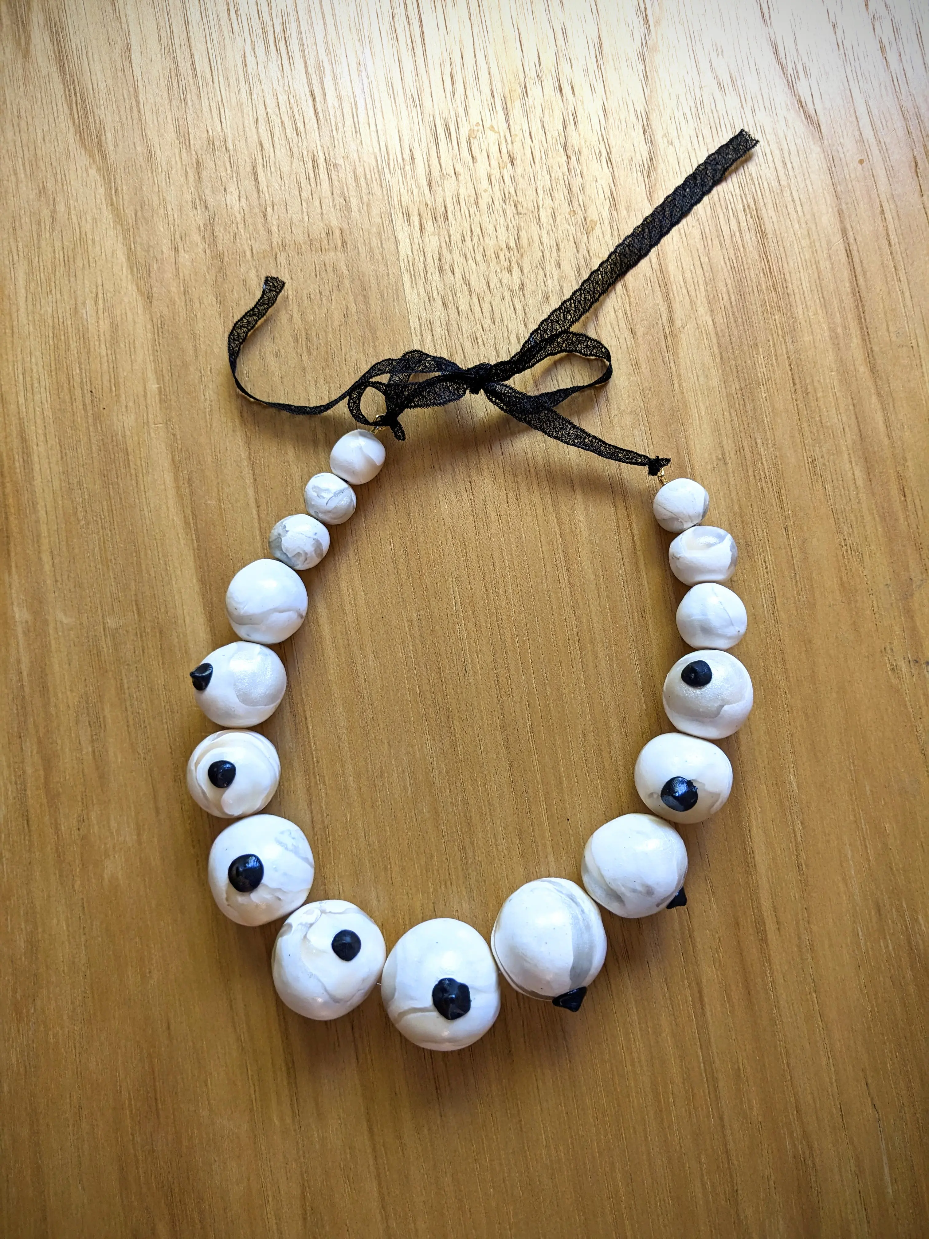 Handmade Clay Boob Necklace
