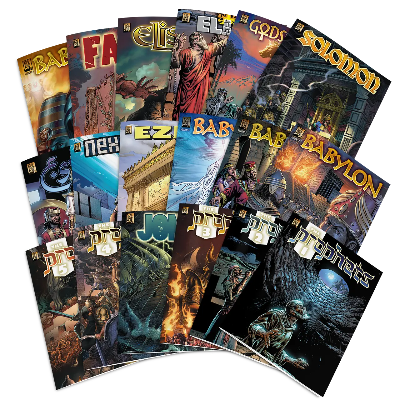 Old Testament Bible Comics Pack 2