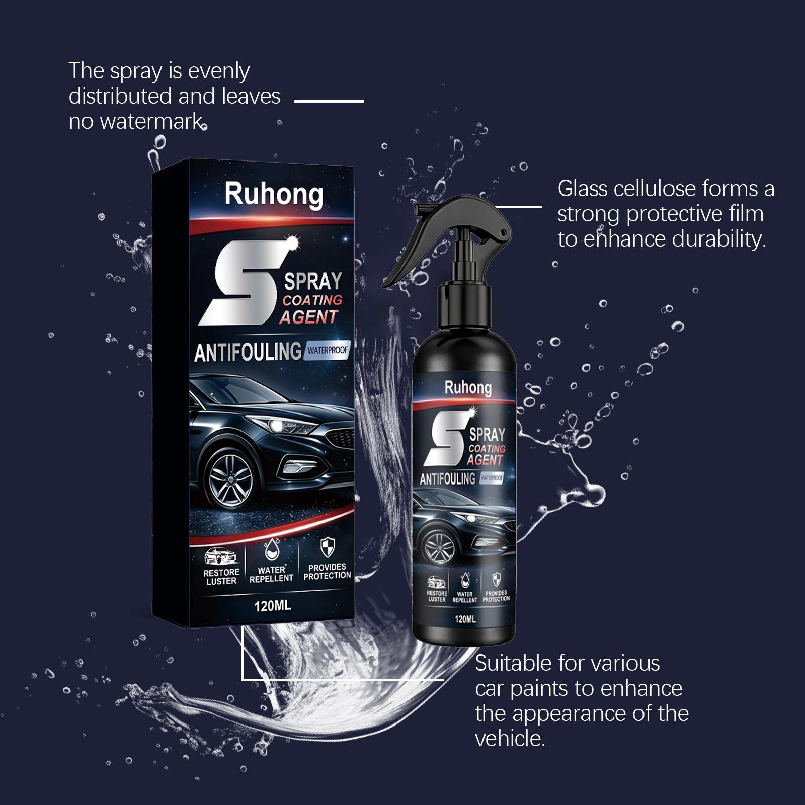 Nano Ceramic Coating Spray for Cars Fix Faded Paint Remove Dirt and Stains Restore High Gloss Shine Long Lasting Hydrophobic Protection