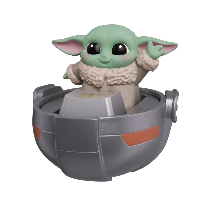 Star Wars Cute Grogu Keycap Blind Box - Premium Decorative Keycap