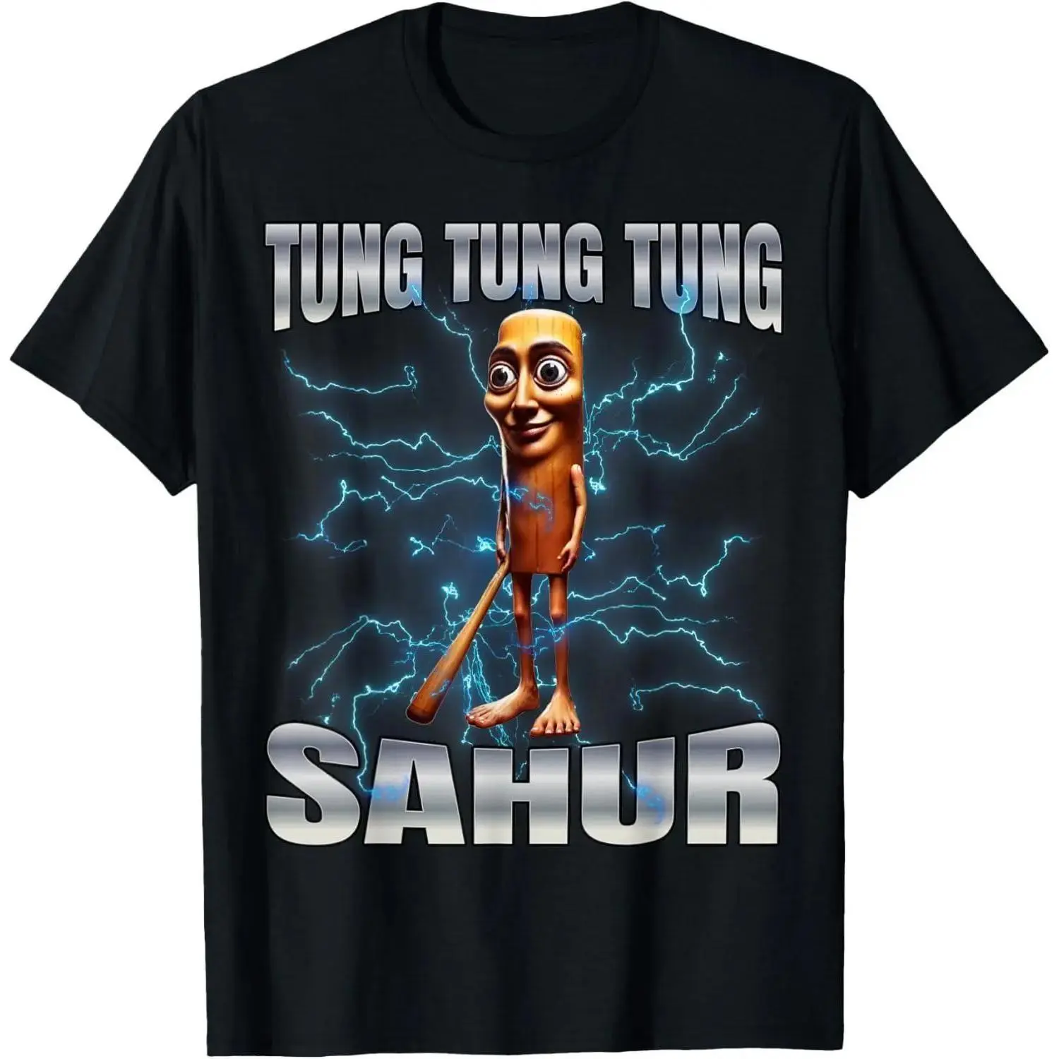Unisex Cotton Graphic TShirt Featuring Tung Tung Tung Sahur for Women