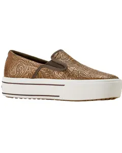 Ariat Women's Skylar Floral Embossed Slip-On Casual Shoes Round Toe - 10074362