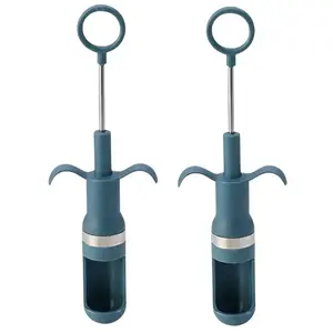 2Counts/Set Multifunctional One-Click Cherry Pitter, Non-Slip Handle, Olive Date Baking Tool, Efficient Kitchen Accessory, Home Durable Kitchen Helper