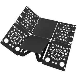Clothing Folding Board T-shirt Clothes Folder Durable Plastic Laundry Folding Board, Black