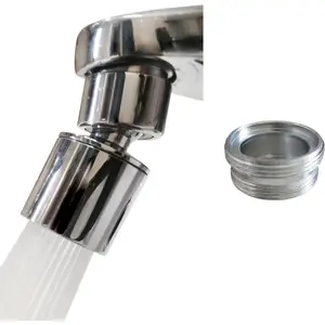 Kitchen Sink Faucet Attachment,bathroom faucet nozzle aerator,faucet extender, 360  swivel dual flow sprayer for sink tap ...