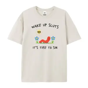 Wake Up Slts T-Shirt funny animal shirt meme graphic tee sarcastic t-shirt cursed tshirt unhinged humor top viral t-shirt