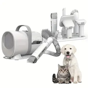 Cocss Dog&Cat Grooming Kit Quiet Pet Vacuum Groomer