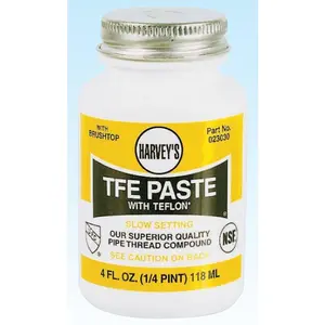 Wm Harvey Co 023030 1/4 Pint TFE Paste with Non Stick Surface