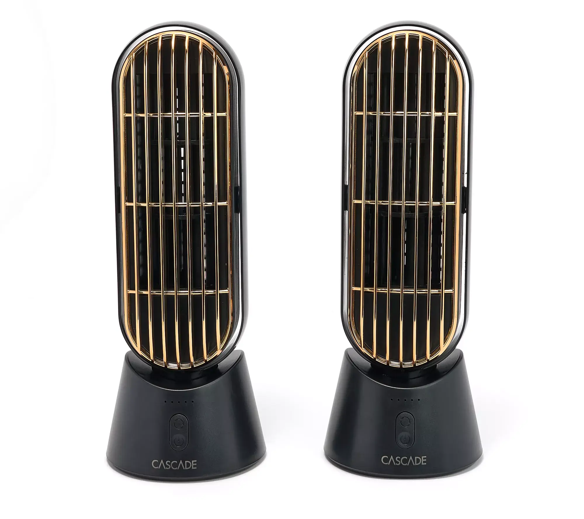 Cascade Set of 2 Portable Rechargeable 10" Fan Cascade Set of 2 Portable Rechargeable 10" Fan