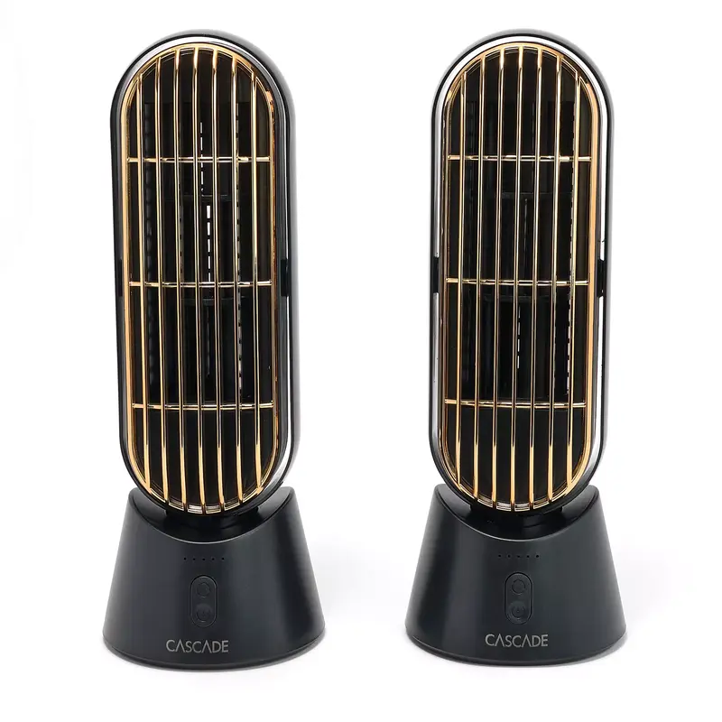 Cascade Set of 2 Portable Rechargeable 10" Fan