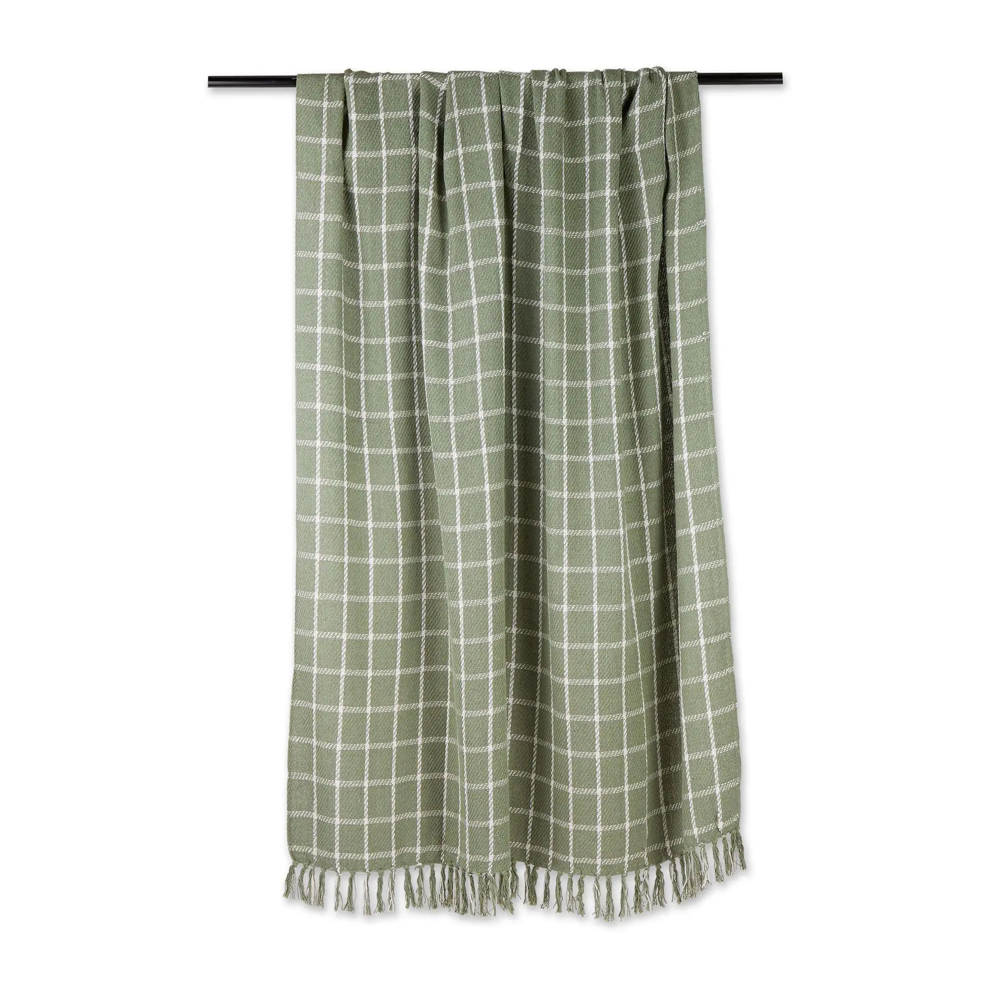 Design Imports Checked Plaid Throw