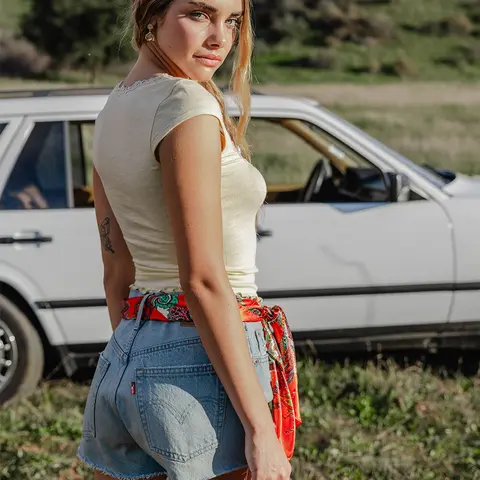 LEVI'S 501 Womens Denim Shorts - Extended Vacation