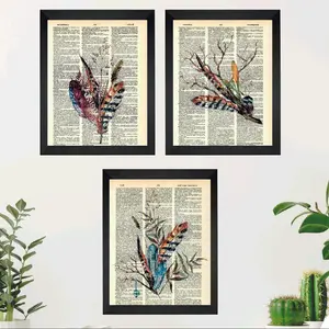 Feather Dictionary Print, Feather Wall Art, Dictionary Art Print, Feather Art Prints, Feather Art, Feather Decor, Feather Decoration