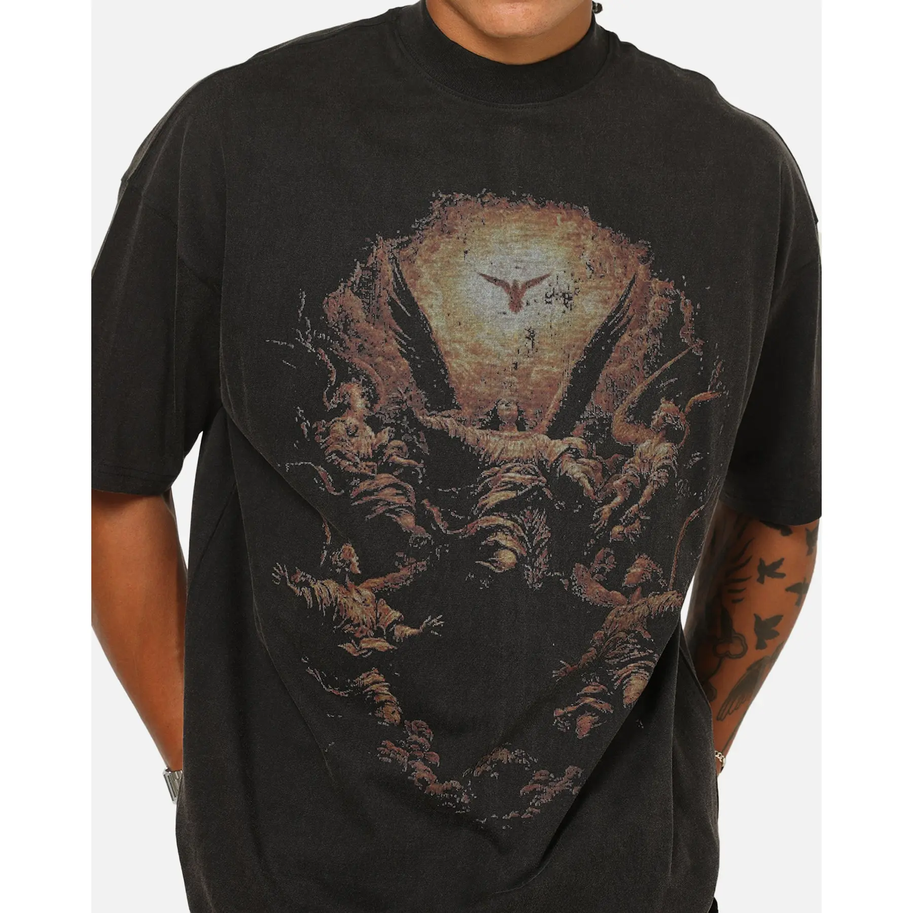 Saint Morta Rapture T-Shirt Vintage Black - TikTok Shop