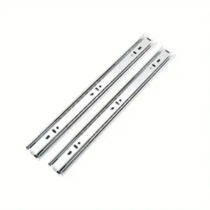 Full Extension Noiseless Drawer Slide, Ball Bearing Slide for Most Side Mount Drawer Systems, Furniture Hardware