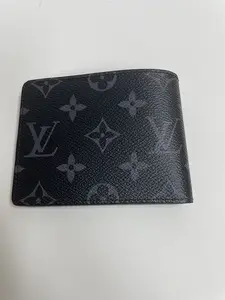 Pre-owned Louis Vuitton vcoated canvas Small Leather Goods 【Senza2 U 】Slender Wallet