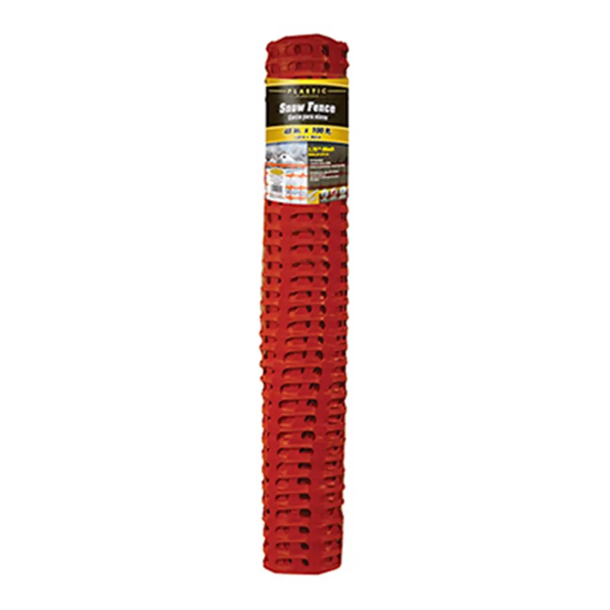 Midwest Air Tech-Import 223897 Outdoor 4x100ft Roll Plastic Green Snow Safety Fence, Heavy-Duty Safety Barrier for Home Improvement, Garden Supplies