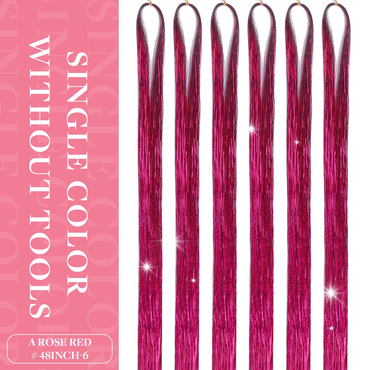 Only Tinsel Witout Tools- Rose Red