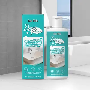 Bathroom Stain Remover for Deep Cleaning, Effective Toilet Bathtub Tile Cleaner, Household Grime and Scale Removal Solution