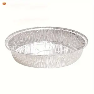 40pcs Disposable Aluminum Foil Baking Pan Set with Lids, 7-Inch Round Pans for Baking, Warmth, and Serving, Perfect for Party and Family Use