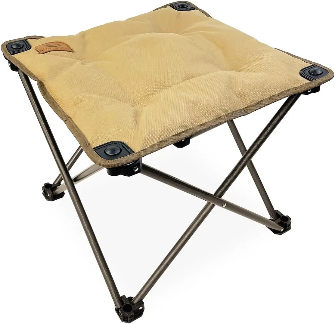 Traditions Camping Foot Stool, Folding Camp Ottoman, Lightweight Collapsible Camp Footrest, Folding Camping Footrest, Lightweight Beach Chair Footrest, Portable Folding Outdoor Footrest