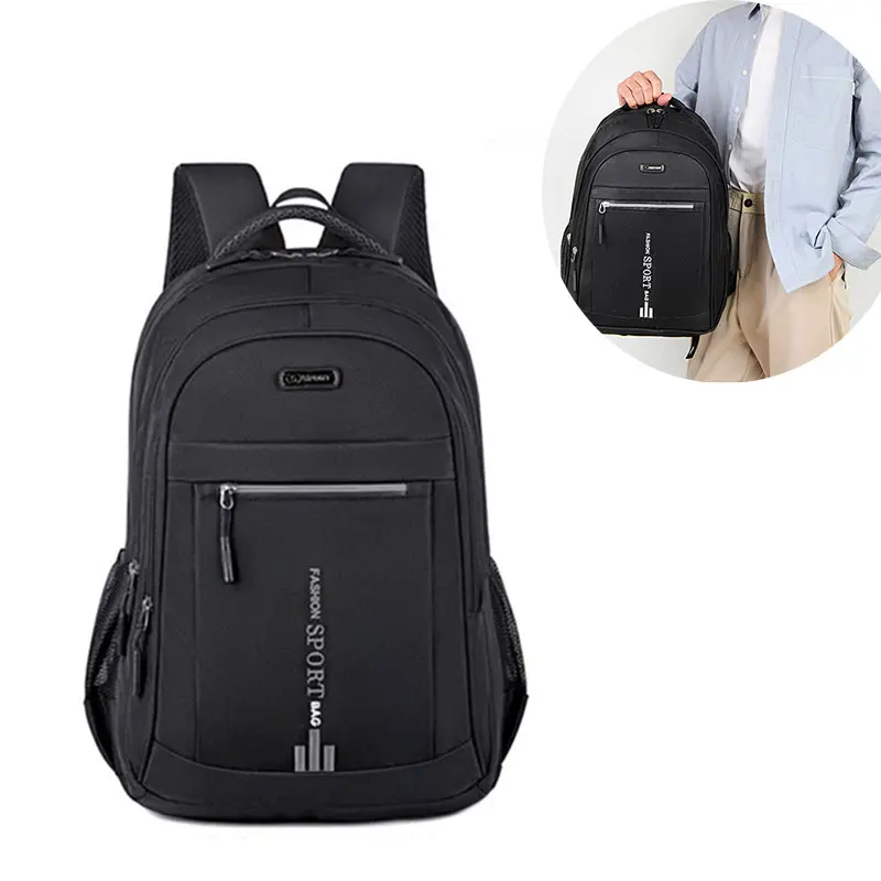 Durable Unisex Minimalist Hiking Camping Backpack, High-Capacity Laptop-Friendly Rucksack with Multi-Pocket Organized Compartments, Extra Space for Gear, for Commuter Office Hiking Use