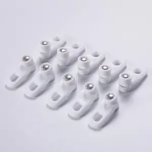 ACMEART Ceiling Curtain Track Rollers,Plastic Curtain Rail Pulley,Suitable for B09MCY5KH8 and B09MCXJB4G,White 10 Pieces