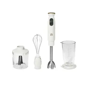 2-Speed Immersion Blender with Chopper & Measuring Cup - Hand Held