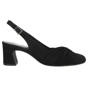 VANELi Womens Darly Pointed Toe Slingback Pumps Dress Casual Mid Heel 2-3" - Black