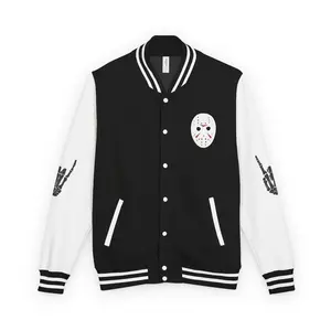 GES Letterman Jacket — Green Enkd Society Dripping Skull Varsity Jacket